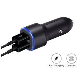 Adaptér do auta Samsung EP-L1100, 2x USB, s funkcí rychlonabíjení, 15W černý

 obrázek produktu 4 z 4