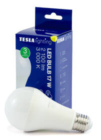 Žárovka LED Tesla Lightning klasik E27, 17W, teplá bílá 

 obrázek produktu 2 z 2