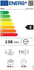 Sušička prádla Bosch WTH83256BY bílá barva
