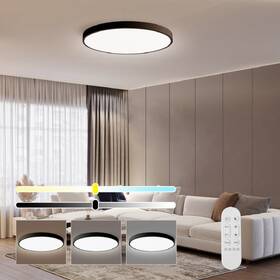 Stropní svítidlo IMMAX NEO LITE SEMPLICI SMART, 60cm, 60W, 4500 lm, s podporou BEACON, Wi-Fi, TUYA černé

 obrázek produktu 7 z 8