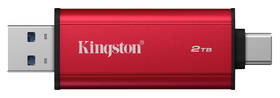 SSD externí Kingston Dual Portable 2TB, USB-A/C, USB 3.2 Gen 2 černý/červený

 obrázek produktu 2 z 4