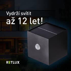Venkovní svítidlo RETLUX solárníLED CW černé

 obrázek produktu 4 z 9