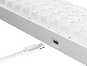 Klávesnice White Shark SHINOBI, US layout, Red Switch bílá

 obrázek produktu 2 z 6