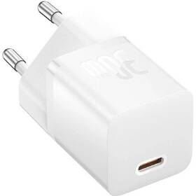 Nabíječka do sítě Baseus GaN5 30W USB-C 100W, USB-C kabel 1 m bílá

 obrázek produktu 1 z 3