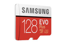 Paměťová karta Samsung 128GB Class 10 UHS-3 (R100/W60) + SD adaptér 

 obrázek produktu 4 z 5