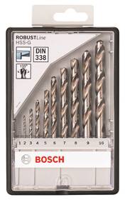 Sada vrtáků Bosch Robust Line HSS-G (10 ks) 

 obrázek produktu 1 z 1
