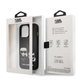Kryt na mobil Karl Lagerfeld and Choupette Leather na Apple iPhone 13 Pro černé

 obrázek produktu 5 z 5