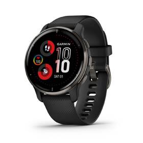 Chytré hodinky Garmin Venu 2 Plus - Slate/Black Silicone Band 

 obrázek produktu 2 z 6