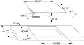 Indukční varná deska Gorenje GI6401WSC bílá barva
