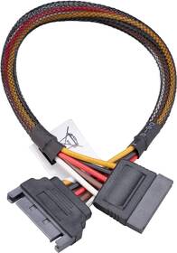 Kabel AKASA SATA napájecí, prodlužovací 

 obrázek produktu 2 z 2