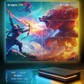 LED pásek Govee AI Sync Box 2, Smart TV RGBICW, podsvětlení 55-65" černý

 obrázek produktu 6 z 8