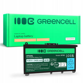 Baterie Green Cell HT03XL - HP 240 G7, 245 G7, 250 G7, 255 G7, HP 14, 15, 17, HP Pavilion 14, 15 černá

 obrázek produktu 4 z 4