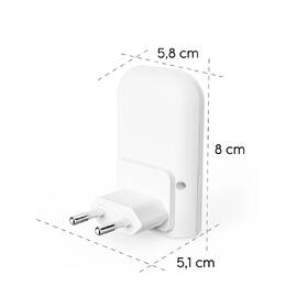Noční světlo Hama 223504, 0,5W, automatické zapnutí/vypnutí, RGB bílé

 obrázek produktu 3 z 3