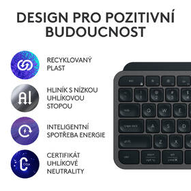 Klávesnice Logitech MX Keys S Plus, US layout - grafitová 

 obrázek produktu 5 z 13