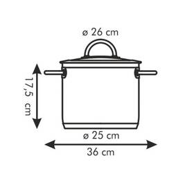 Hrnec s poklicí Tescoma 26 cm, 9,0 l nerez

 obrázek produktu 1 z 3