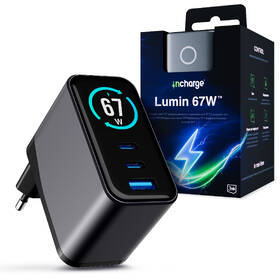 Nabíječka do sítě 3mk InCharge Lumin PD 67W QC4+ PPS AFC FCP SCP 1A2C TFT Display černá

 obrázek produktu 1 z 9