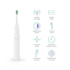 Zubní kartáček TrueLife SonicBrush T100 bílý

 obrázek produktu 5 z 11