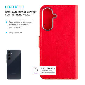 Pouzdro na mobil flipové FIXED Opus na Samsung Galaxy A36 5G/A56 5G červené

 obrázek produktu 2 z 2