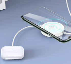 Bezdrátová nabíječka USAMS CC096 + Lightning kabel bílá

 obrázek produktu 4 z 6