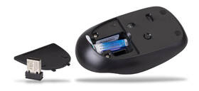 Klávesnice s myší Rapoo 9300M, CZ/SK layout černá barva
