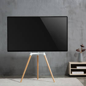 Stojan pro TV Nedis pro úhlopříčku 50"-65'', nosnost 35kg bílý

 obrázek produktu 12 z 13