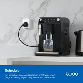 Chytrá zásuvka TP-Link Tapo P110M, s měřením spotřeby a Matter bílá barva
