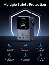 Powerbanka UGREEN 48000mAh 300W stříbrná

 obrázek produktu 7 z 11