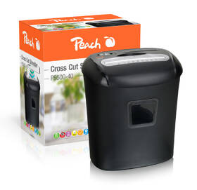 Skartovač Peach PS500-40 10 listů/ 21L/ křížový řez černý

 obrázek produktu 2 z 2