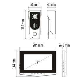 Dveřní videotelefon EMOS EM-05R s ukládáním snímků 

 obrázek produktu 10 z 15