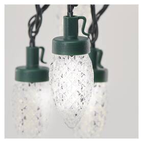 Vánoční osvětlení EMOS 50 LED řetěz - 9,8 m, šišky, venkovní i vnitřní, studená bílá 

 obrázek produktu 3 z 6