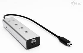 USB Hub i-tec iUSB-C Charging Metal HUB 5port, USB-C video 8K, PD 85W stříbrný

 obrázek produktu 1 z 10