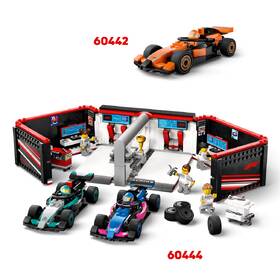 Stavebnice LEGO® City 60443 Zastávka v boxech F1® a personál s vozem Ferrari 

 obrázek produktu 5 z 9