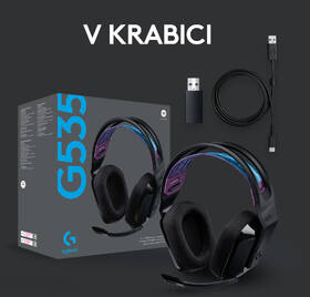 Headset Logitech G535 Lightspeed černý

 obrázek produktu 12 z 12