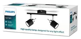 Bodové svítidlo Philips Meranti, 2xGU10 černé

 obrázek produktu 1 z 1
