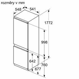 Chladnička s mrazničkou Siemens KI86VNSE0 

 obrázek produktu 12 z 16