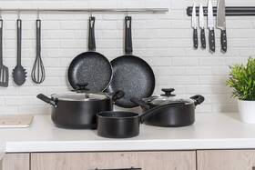 Sada nádobí BANQUET Black Stone, 7 ks 

 obrázek produktu 6 z 7
