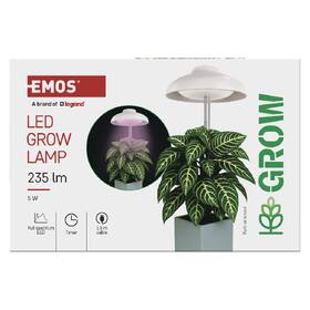 Lampa pro pěstování EMOS Deštník, 5 W, LED integrované, IP20 bílá

 obrázek produktu 5 z 7