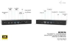 Dokovací stanice i-tec Thunderbolt 5 Triple Display, M.2 slot, PD 140 W černá

 obrázek produktu 3 z 4