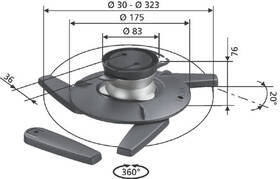 Držák Vogel’s EPC 6545 na projektor, stropní 

 obrázek produktu 8 z 8