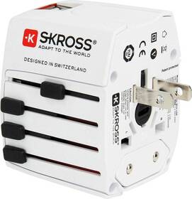 Cestovní adaptér SKROSS MUV USB, univerzální pro 150 zemí 

 obrázek produktu 4 z 10