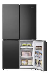 Americká lednice Hisense RQ758N4SBFE černá barva
