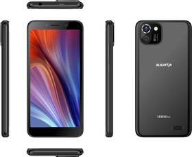 Mobilní telefon Aligator S5550 Duo černá barva
