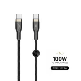 Kabel FIXED USB-C/USB-C s podporou PD, 100W, 2m černý

 obrázek produktu 1 z 11
