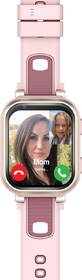 Chytré hodinky Carneo GuardKid+ 4G Ultra růžová barva
