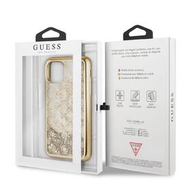 Kryt na mobil Guess 4G Peony Glitter na Apple iPhone 11 zlatý

 obrázek produktu 2 z 2