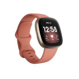 Chytré hodinky Fitbit Versa 3 - Pink Clay/Soft Gold Aluminum 

 obrázek produktu 1 z 4