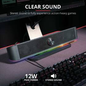 Reproduktory Trust GXT 619 Thorne RGB Illuminated Soundbar černé

 obrázek produktu 7 z 11
