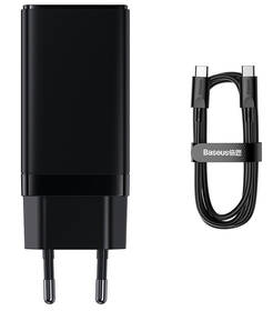 Nabíječka do sítě Baseus GaN3 2x USB-C, 1x USB 65 W + kabel USB-C/USB-C 100 W, 1 m černá

 obrázek produktu 5 z 9