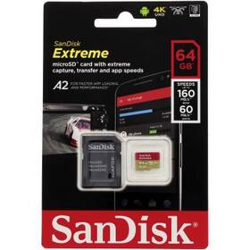 Paměťová karta SANDISK 64GB UHS-I U3 (160R/60W) + adapter 

 obrázek produktu 4 z 4
