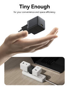 Nabíječka do sítě Baseus Palm 30W USB-C PD QC 3.0 černá barva
